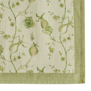 Set of four Dolce Natural Cotton Napkins by TOV Furniture, showing soft, white fabric with neatly folded edges.