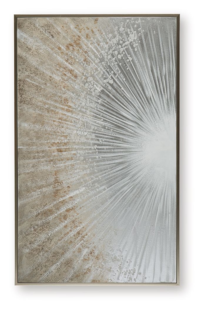 Waldard - Wall Art - Gray / Taupe / White - R&R Furniture Gallery (Fountain Valley, CA)