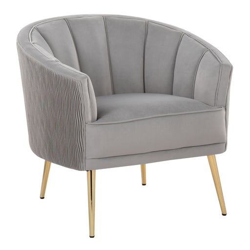 Lumi Source Tania contemporary glam accent chair with plush upholstery and sleek design, perfect for modern living spaces.