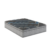 Restonic Comfort Care 15-inch Euro Top Hybrid Mattress with plush surface, showcasing soft, cushioned sleeping surface and supportive design.