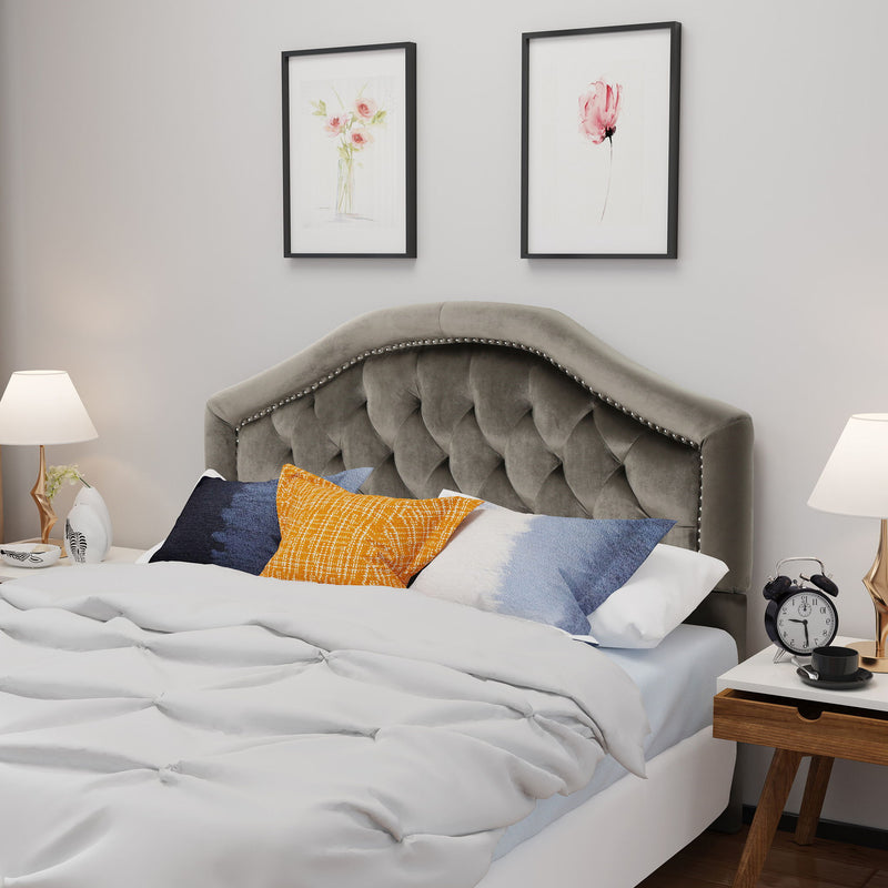 Kaarina - Contemporary Tufted Fabric Headboard - R&R Furniture Gallery (Fountain Valley, CA)