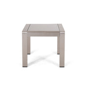 Cape Coral - Contemporary Side Table With Frosted Glass Top - R&R Furniture Gallery (Fountain Valley, CA)