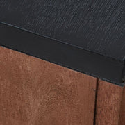 Kallari - Chair Side End Table - Warm Brown / Black - R&R Furniture Gallery (Fountain Valley, CA)