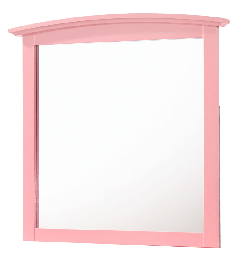Elegant wall mirror by Glory Furniture with a sleek frame, ideal for modern home decor and wall mounting.