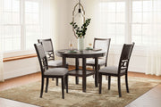 Langwest - Dining Room Table Set (Set of 5) - Brown - R&R Furniture Gallery (Fountain Valley, CA)