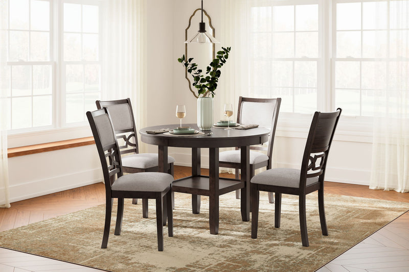 Langwest - Dining Room Table Set (Set of 5) - Brown - R&R Furniture Gallery (Fountain Valley, CA)