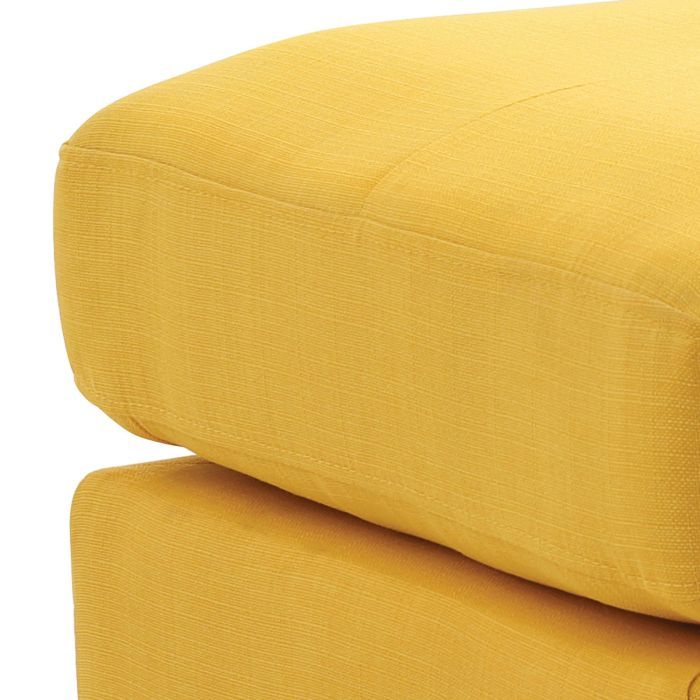 Upholstered casual ottoman by Glory Furniture, stylish and versatile for modern living spaces, featuring soft fabric and cushioned top.