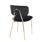 Pair of Lumi Source contemporary glam chairs with plush upholstery and stylish design, perfect for modern living spaces.