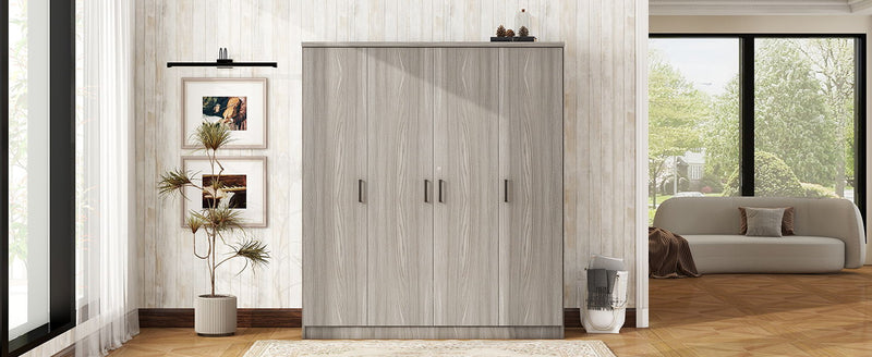 4 Door Wardrobe With 1 Drawer - R&R Furniture Gallery (Fountain Valley, CA)