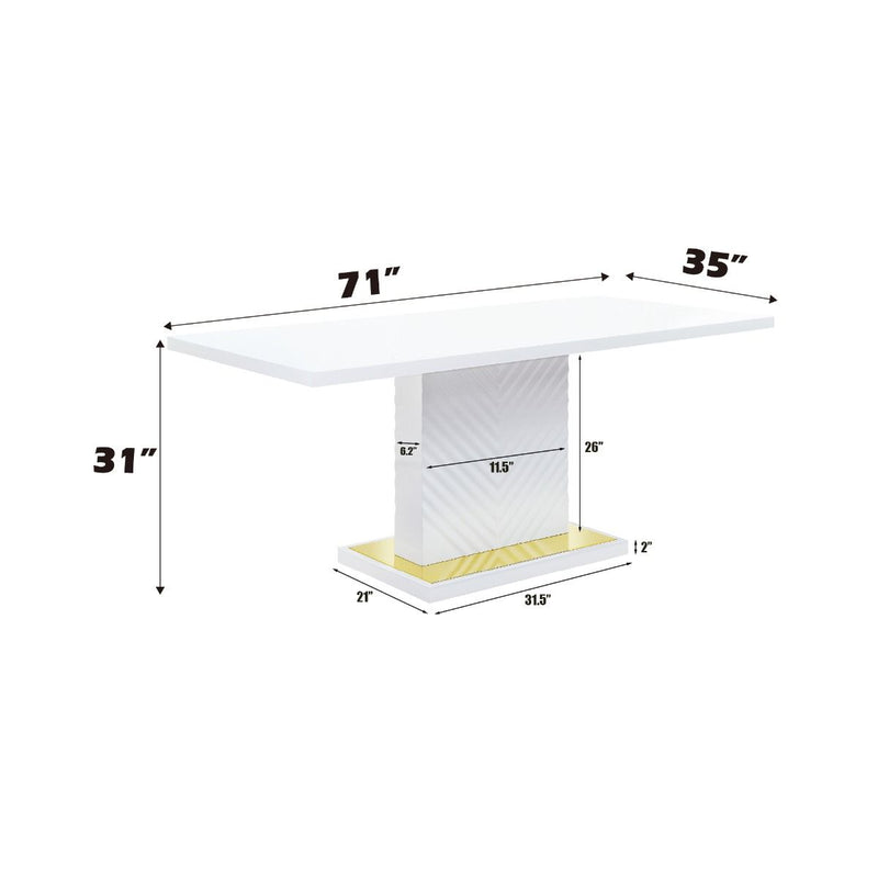 Gaines - Dining Table - R&R Furniture Gallery (Fountain Valley, CA)