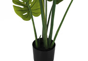 45" Tall, Artificial Plant, Monstera Tree, Indoor, Faux, Fake, Floor, Greenery, Potted, Real Touch, Decorative - Green / Black - R&R Furniture Gallery (Fountain Valley, CA)