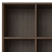Harper - Low 6 Cube Storage With Drawers - Walnut Brown - R&R Furniture Gallery (Fountain Valley, CA)