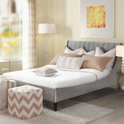 Aspen - Vertical Tufted Modern Headboard Platform Bed Set - R&R Furniture Gallery (Fountain Valley, CA)