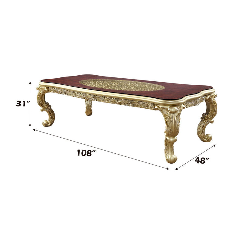 Cabriole - Dining Table - Gold - R&R Furniture Gallery (Fountain Valley, CA)