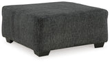 Biddeford - Oversized Accent Ottoman - Shadow - R&R Furniture Gallery (Fountain Valley, CA)