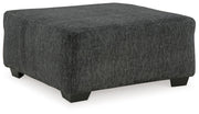 Biddeford - Oversized Accent Ottoman - Shadow - R&R Furniture Gallery (Fountain Valley, CA)