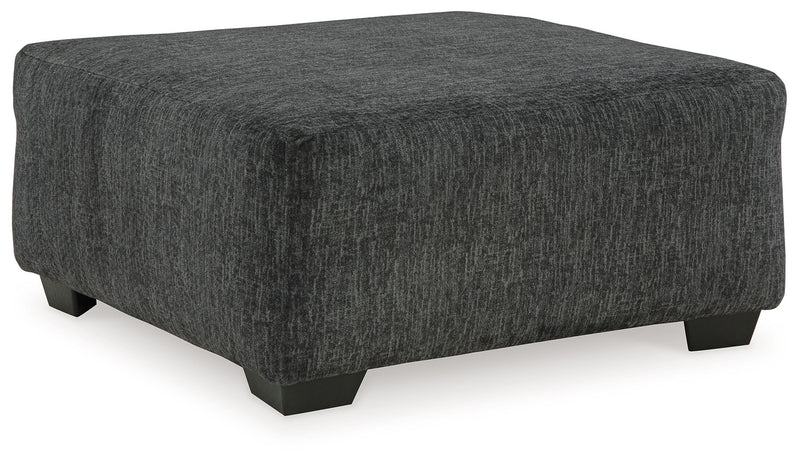 Biddeford - Oversized Accent Ottoman - Shadow - R&R Furniture Gallery (Fountain Valley, CA)