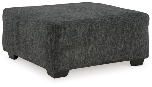 Biddeford - Oversized Accent Ottoman - Shadow - R&R Furniture Gallery (Fountain Valley, CA)