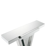 Nysa - 32"H Console Table - Mirrored & Faux Crystals - R&R Furniture Gallery (Fountain Valley, CA)