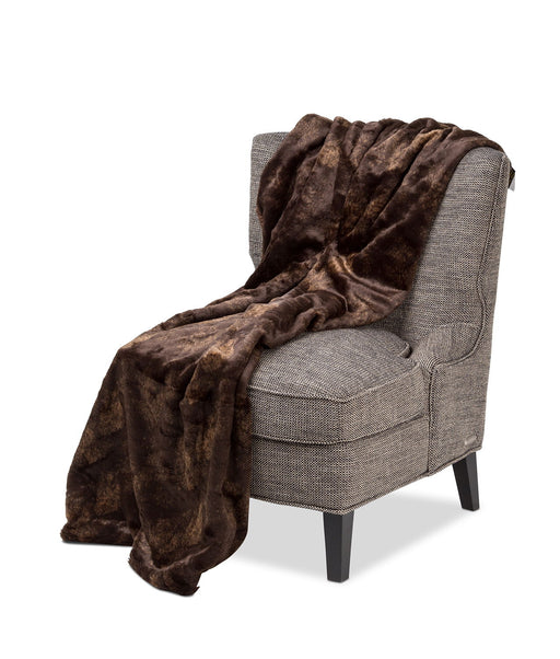 Bailey - 56" x 72" Throw - Dark Brown - R&R Furniture Gallery (Fountain Valley, CA)