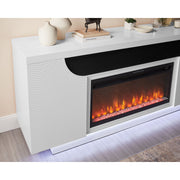 Alessia - Electric Fireplace With Multi Color LED And Flame Settings - R&R Furniture Gallery (Fountain Valley, CA)