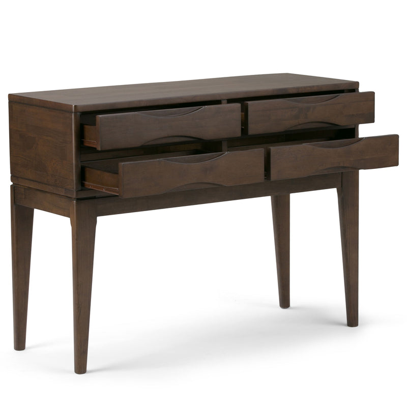 Harper - Hallway Console Table - Walnut Brown - R&R Furniture Gallery (Fountain Valley, CA)