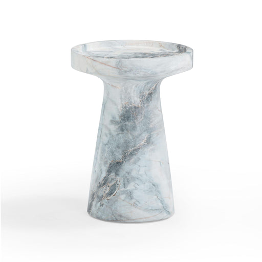 Zara - Indoor / Outdoor Side Table - Blue / White - R&R Furniture Gallery (Fountain Valley, CA)