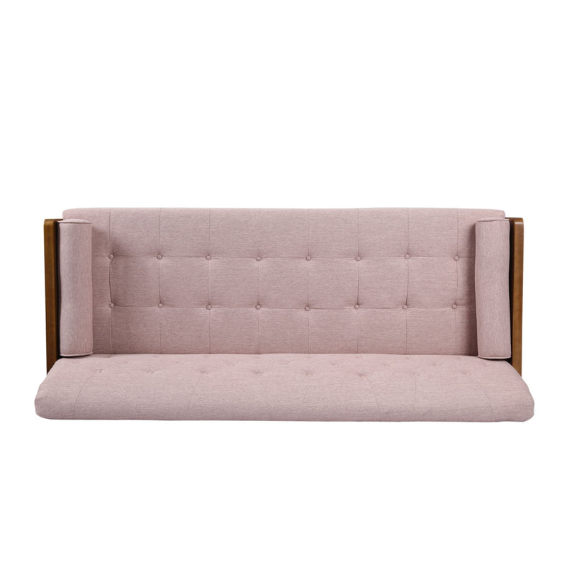 Aidan - Mid Century Modern Tufted Fabric Sofa - R&R Furniture Gallery (Fountain Valley, CA)