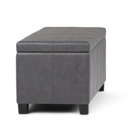 Dover - Upholstered Storage Ottoman Bench - R&R Furniture Gallery (Fountain Valley, CA)