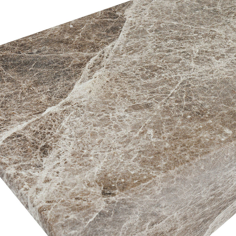 Adler - Outdoor Concrete Accent Table - Brown/Ivory - R&R Furniture Gallery (Fountain Valley, CA)