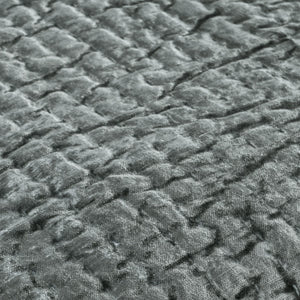 Bari - Velvet Quilt - Bay Green
