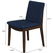 Laura - Mid-Century Modern Solid Wood Dining Chair (Set of 2) - R&R Furniture Gallery (Fountain Valley, CA)
