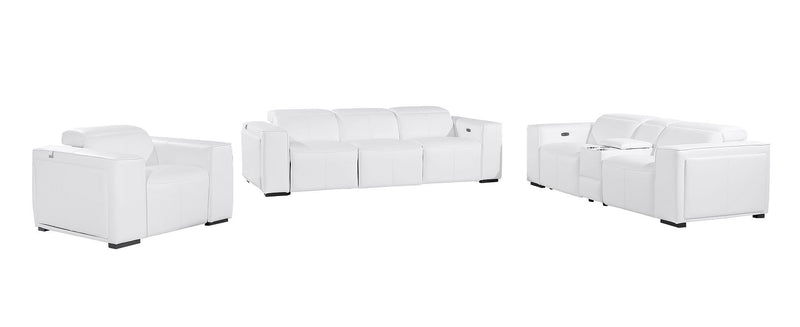 1224 - 7-Piece Modular Power Reclining Sofa, Loveseat & Chair Set In With 5 Power Recliners & Power Headrests