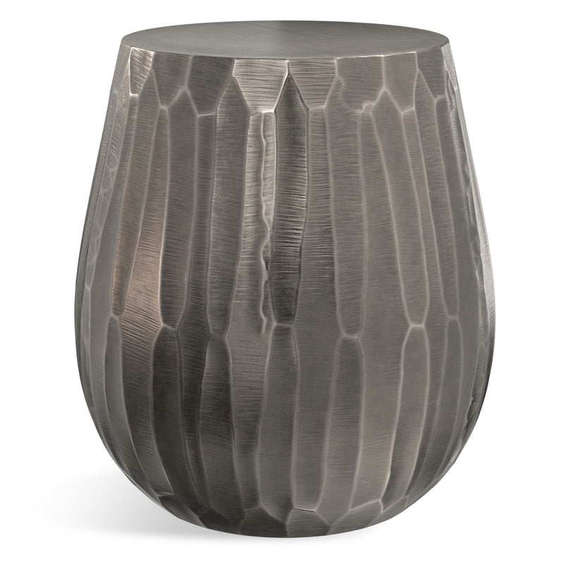 Nellie - Cast Aluminum Side Table - Black - R&R Furniture Gallery (Fountain Valley, CA)