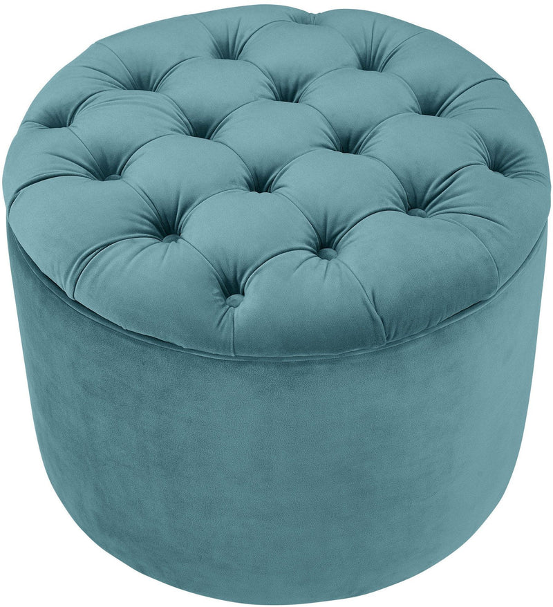 Queen - Velvet Storage Ottoman - R&R Furniture Gallery (Fountain Valley, CA)