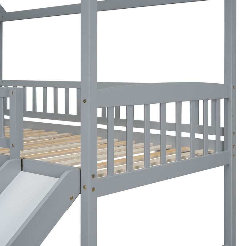 House Bunk Bed With Slide - R&R Furniture Gallery (Fountain Valley, CA)
