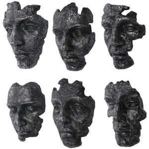Self-Portrait - Metallic Wall Decor (Set of 6)