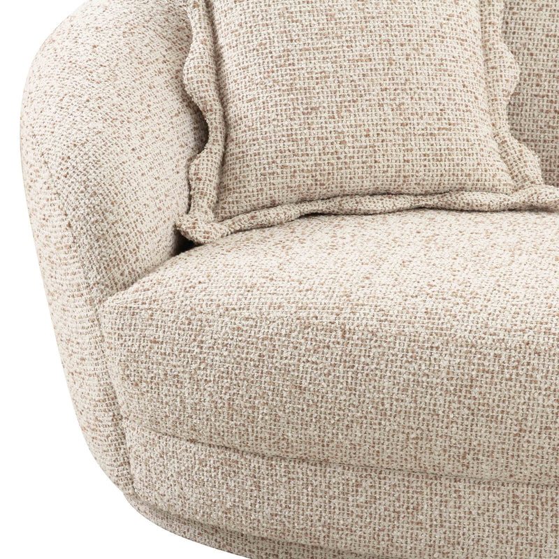 Marion - Textured Boucle Sectional - Two-Tone - R&R Furniture Gallery (Fountain Valley, CA)