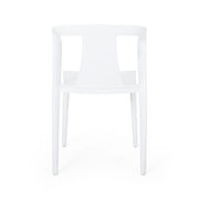 Set of two Noble House Orchid chairs with wooden legs and upholstered seats, stylish and comfortable for dining or living spaces.