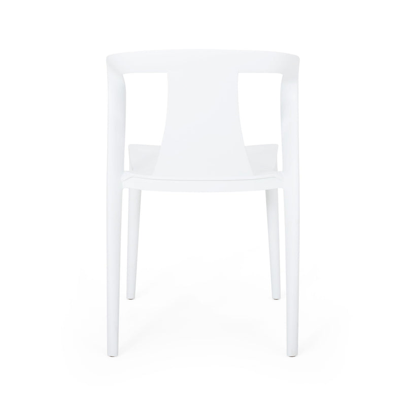 Set of two Noble House Orchid chairs with wooden legs and upholstered seats, stylish and comfortable for dining or living spaces.