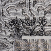 Guros - 8' X 10' Medallion Indoor / Outdoor Area Rug - Gray / White - R&R Furniture Gallery (Fountain Valley, CA)
