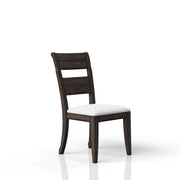 Upholstered Seat Side Chair - Chocolate - R&R Furniture Gallery (Fountain Valley, CA)