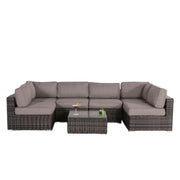 Seating Set With Cushions Handcrafted Wicker Design - R&R Furniture Gallery (Fountain Valley, CA)