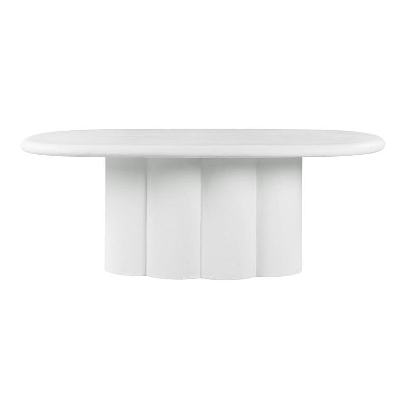 Elika - Faux Plaster Oval Dining Table - R&R Furniture Gallery (Fountain Valley, CA)