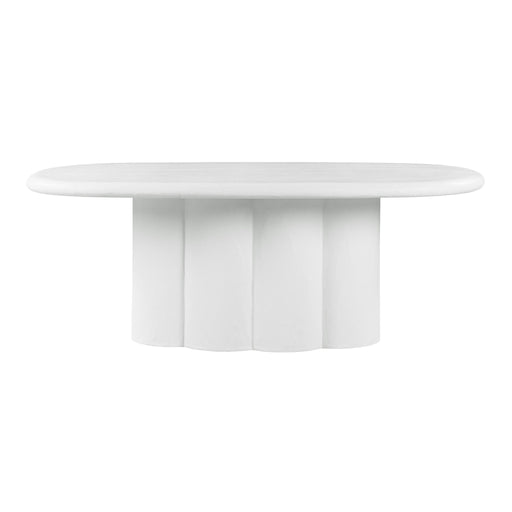 Elika - Faux Plaster Oval Dining Table - R&R Furniture Gallery (Fountain Valley, CA)