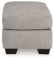 Avenal Park - Ottoman - Flannel - R&R Furniture Gallery (Fountain Valley, CA)
