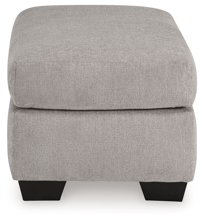 Avenal Park - Ottoman - Flannel - R&R Furniture Gallery (Fountain Valley, CA)
