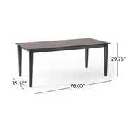 Farmhouse Charm Dining Table With Square Leg - R&R Furniture Gallery (Fountain Valley, CA)