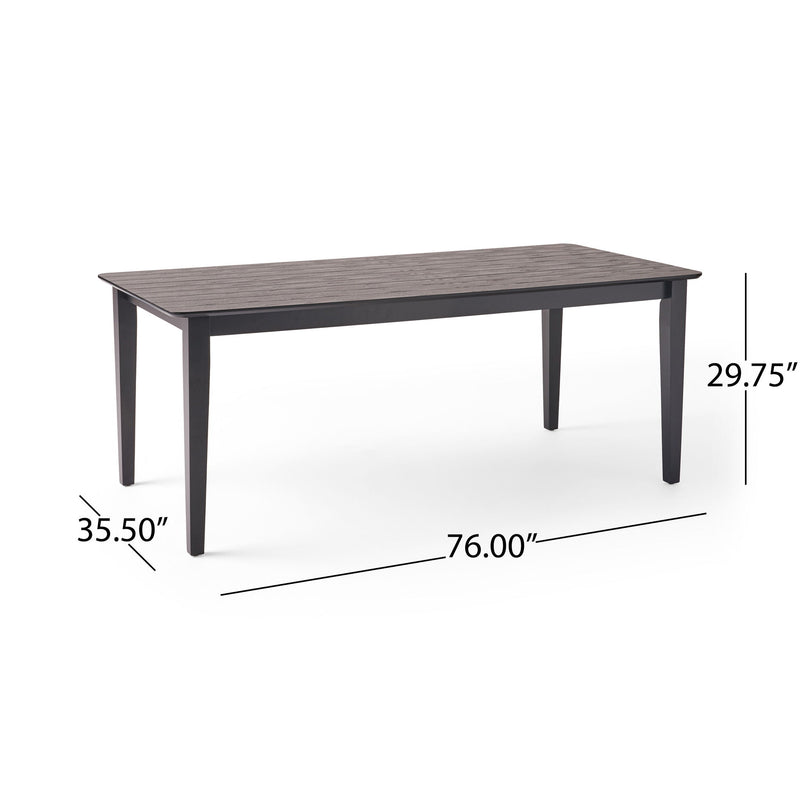 Farmhouse Charm Dining Table With Square Leg - R&R Furniture Gallery (Fountain Valley, CA)