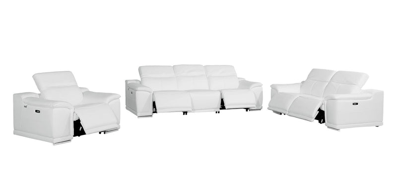 9762 - 6-Piece Modular Power Reclining Sofa, Loveseat And Chair Set With 5 Power Recliners In
